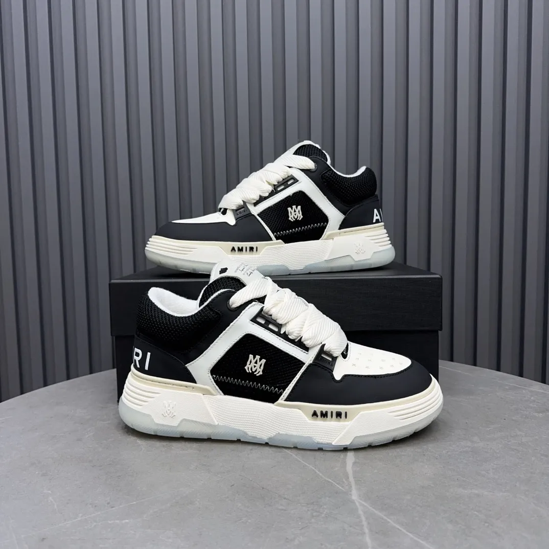 Men's shoes 💰660💰 AMIRI AMIRI trendy brand hot sale 🔥 Available all year round, couples 💑 Official website synchronization Imported fabrics 1⃣️ vs 1⃣️ replica, original factory special original sole, 35-45 (45. non-refundable)